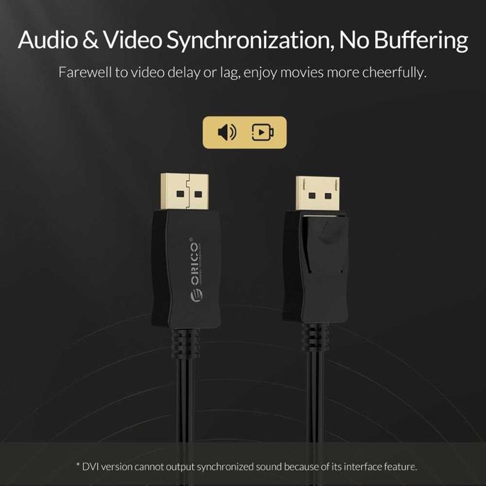 Cablu DisplayPort tata - tata laptop pc suporta audio 4K 60Hz - 2m