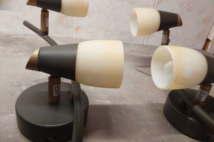 Класически стилни аплици от метал в черен и бронзов мат 2 бр.