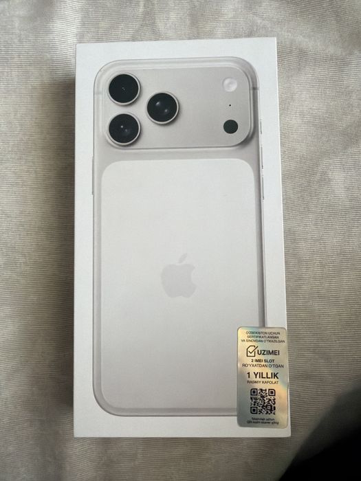 Iphone 17 pro max 256 silver sim + e sim