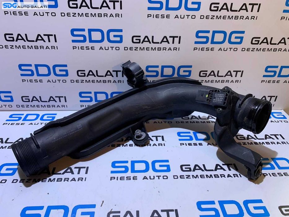 Conducta Teava Tubulatura Completa cu Senzor Presiune Aer MAP Intercooler Volkswagen Passat B7 1.6 TDI CAYC 2010 - 2015 Cod 1K0145770AE [C4205]