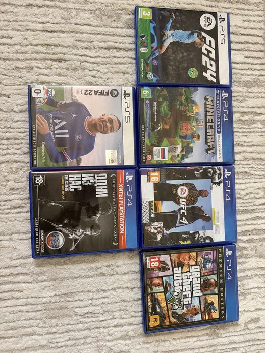 диски ps4,5 срочно все по 6к