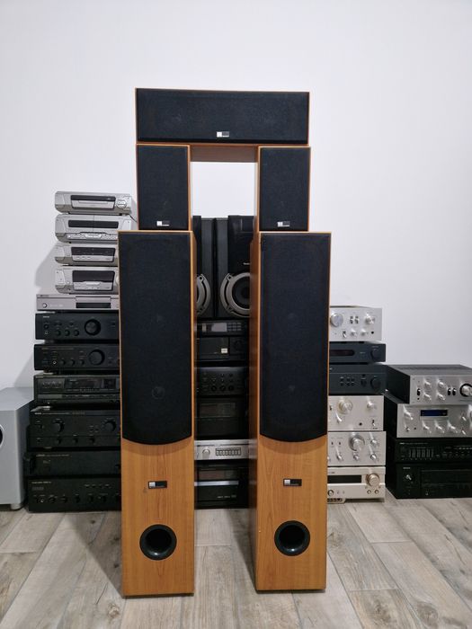 Pure Acoustics EX650F Set 5.0 Home Cinema 200W RMS - Boxe de podea + centru + surround