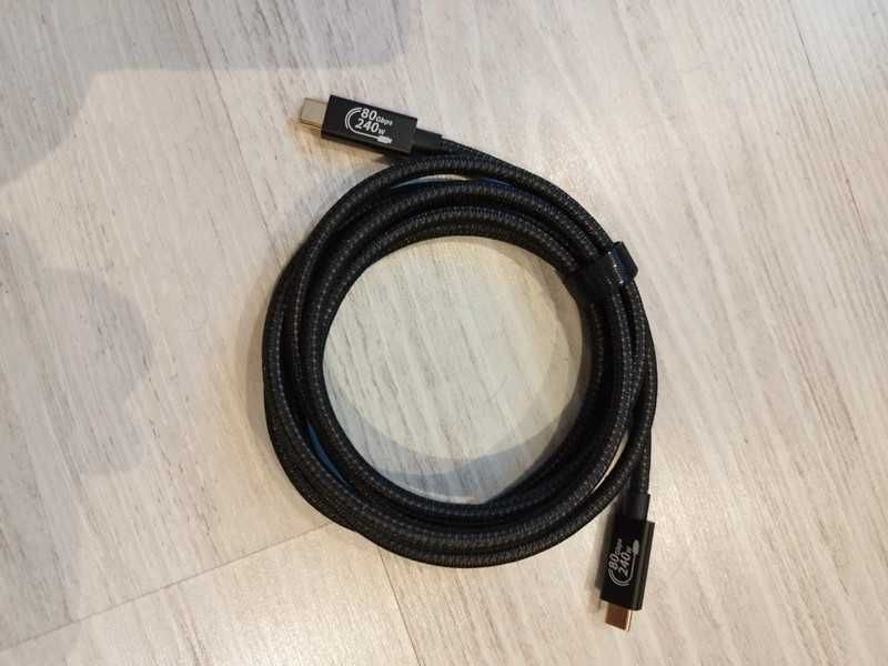 Cablu Thunderbolt 5 Yiwentec 2 m – 80 Gbps, 240W