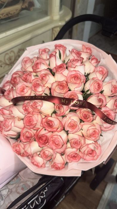 Цветы букет 51роза