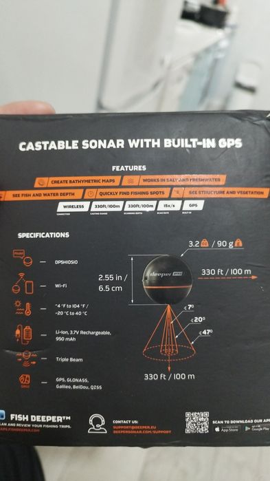 Продам Эхолот Deeper PRO+2