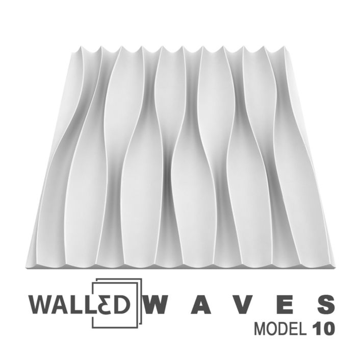Panou decorativ 3D perete WAVES
