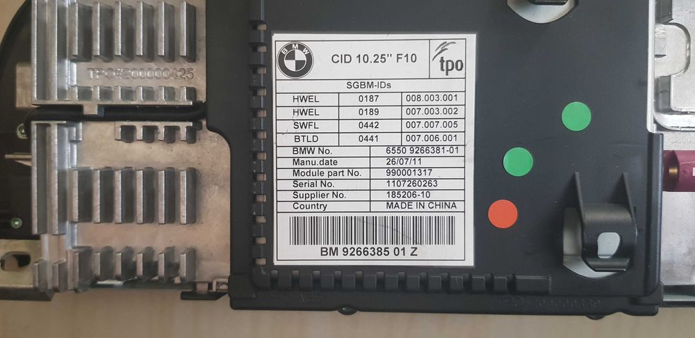 Panou sigurante modul confort ECU BMW E60 E70 E83 E90 F10 F20 F25 F30