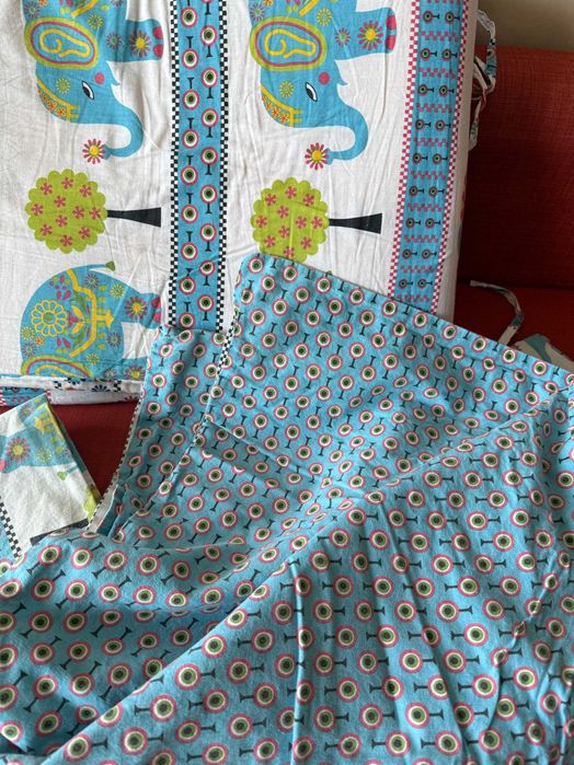 Обиколници за бебешка кошара или креватче и комплект чаршафи