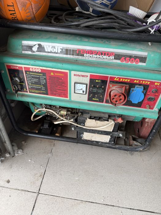 Генератор бензиновый Wolf 6500w