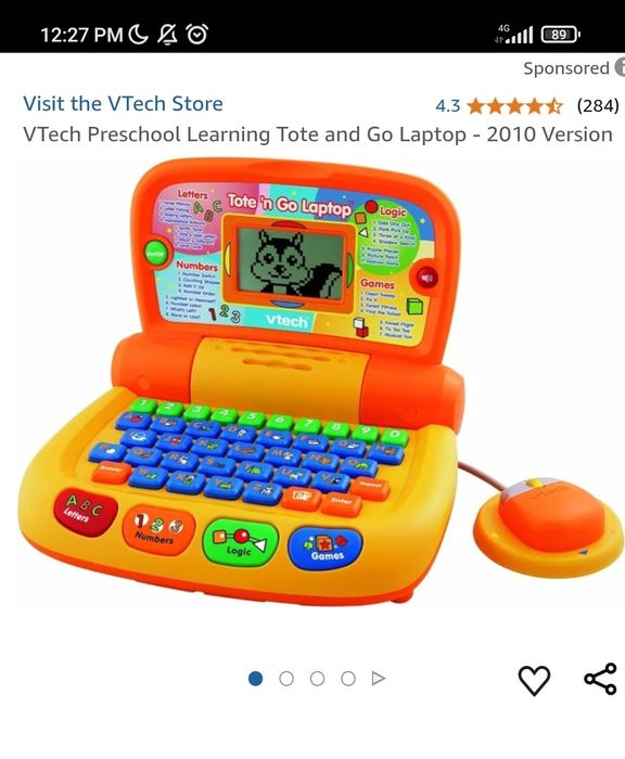 Laptop copii VTech jucarie engleza