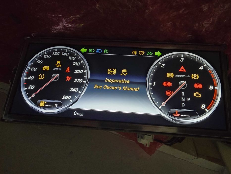 Tabletă Ceasuri bord digitale Mercedes C Class GLC PREFACELIFT 2015