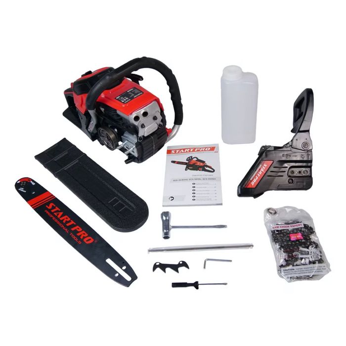 Drujbă benzină STARTPRO, profesională, pornire ușoară, GARANTIE 3 ANI
