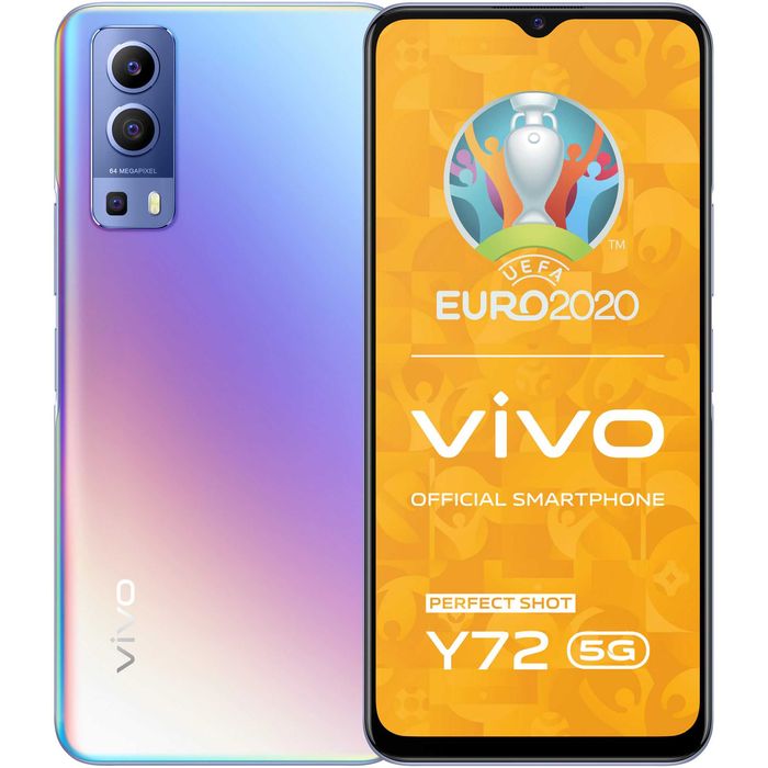 Telefon Vivo Y72 5G 128GB, 8GB ecran 6.58 inch FullHD+ Dual Sim Dream Glow Sigilat Nou