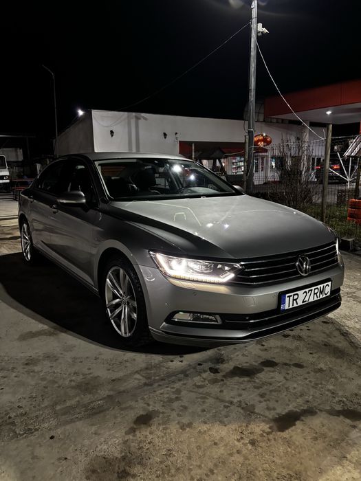 VW Passat B8 Sedan • 2.0 TDI 150 CP • DSG 6 • ACC • Full LED • Piele