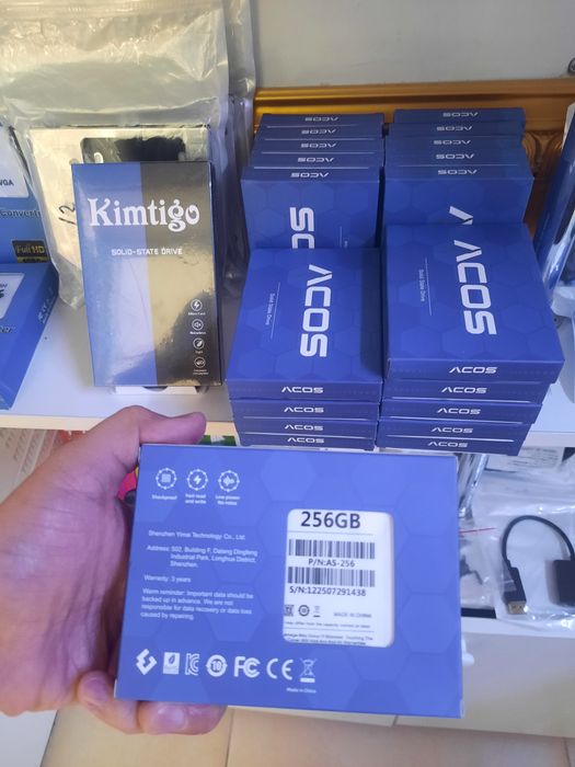 Новый Ssd 128, 256 gb