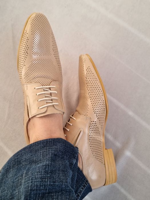 Мужская обувь, туфли, натуральная кожа. Размеры 42, 43