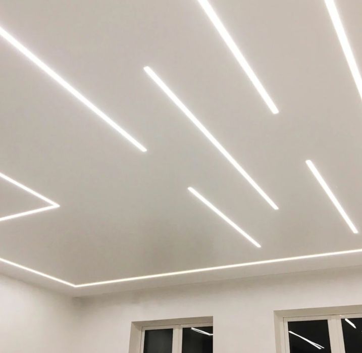 Световая линия для гипсокартонного и натяжного потолка