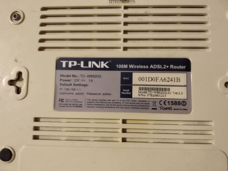 Модем ADSL , zte