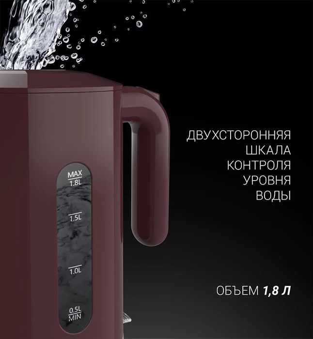 Электрочайник Polaris PWK 1803C Water Way Pro