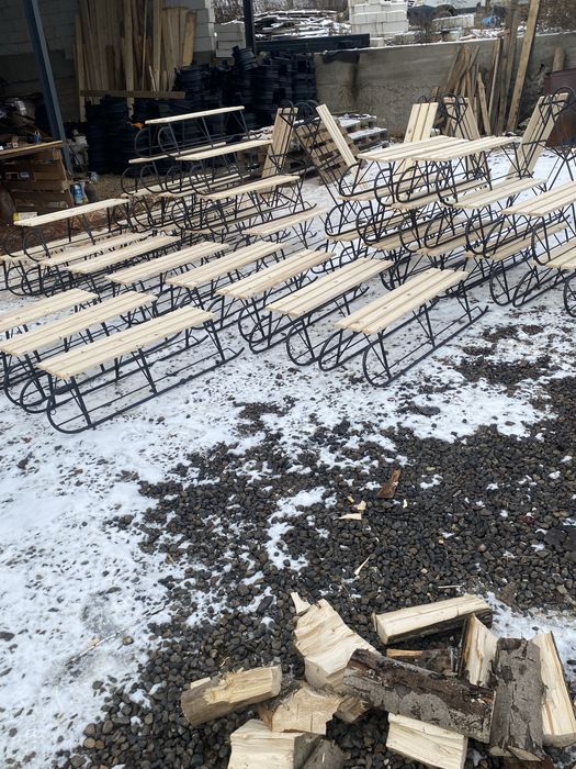 Sanie din fier pentru copii