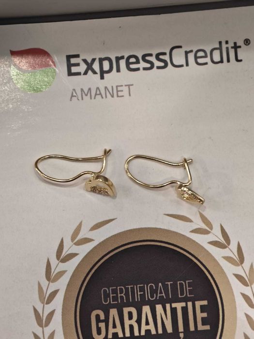 Cercei aur 14K 0.72g (Ag44 B7330)