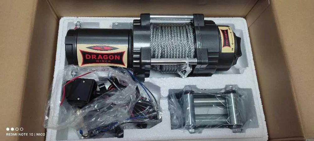 Troliu Electric ATV Rapid , DRAGON WINCH 4500lbs (Trage 2041kg)