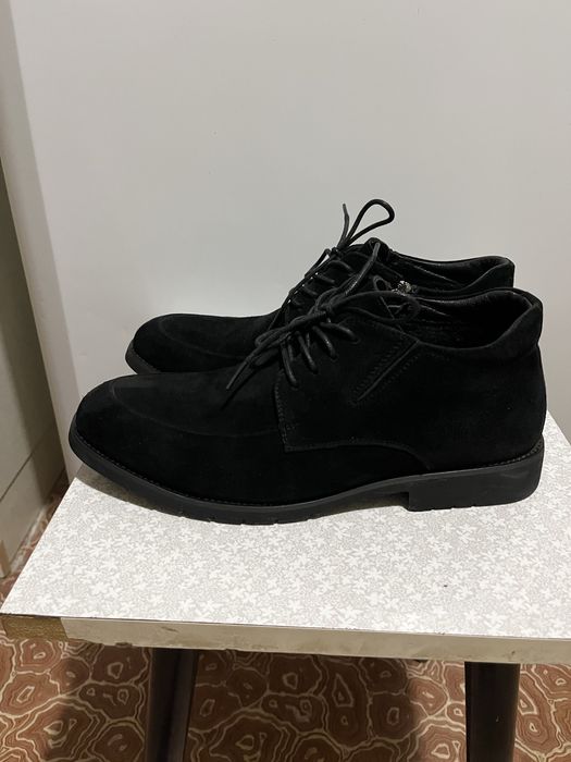 Ботинки осенние замшевые