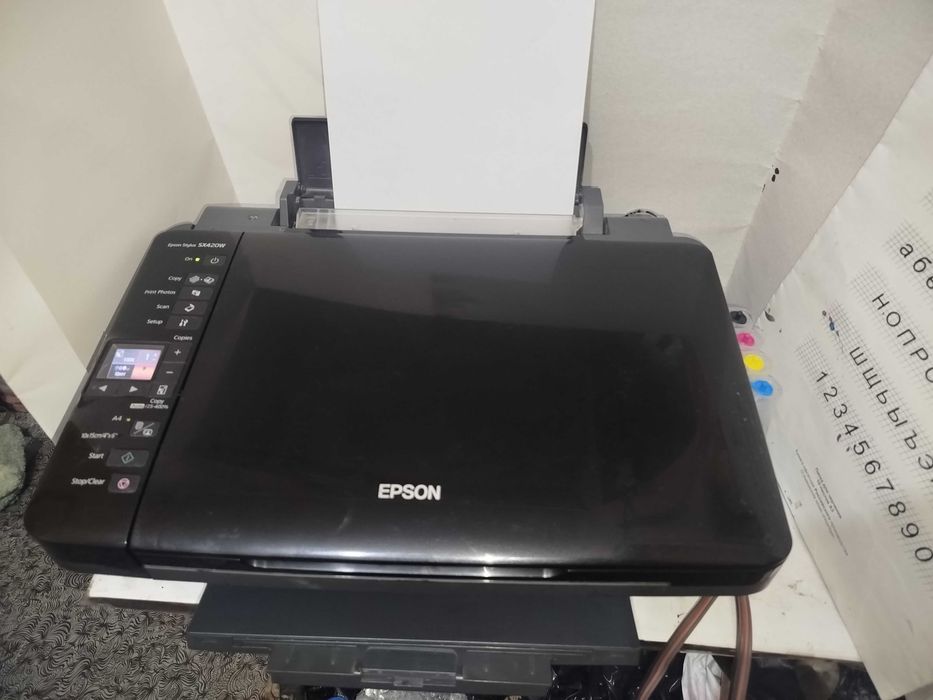 Epson sx420 wi fi принтер сканер копия цветная