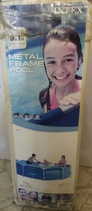 Летний бассейн 6 тонн диаметр 4 м, а глубина 1 метр