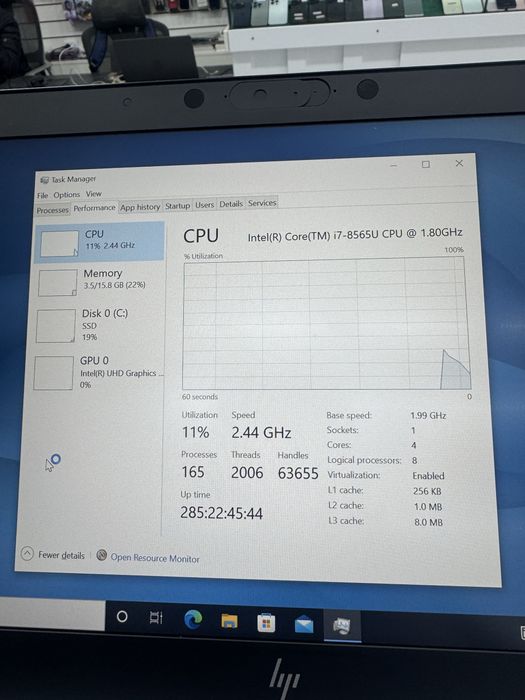 Hp Elitebook i7-8565u 16/512 14.0 FHD Ips