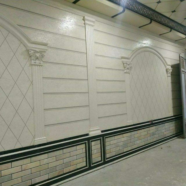 Травертин фасад ишларини киламиз