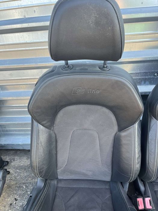 Кожен рекаро салон алкантара за Audi A5 8T Cabrio Кабрио номер 18