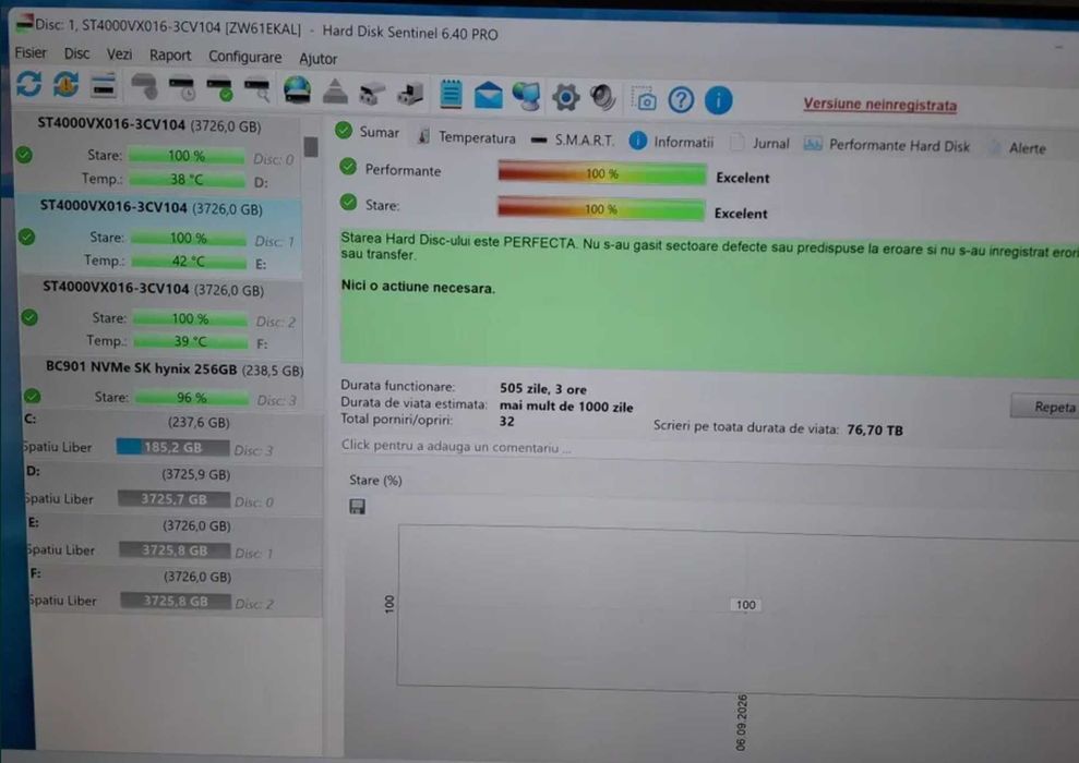 Hard Disk Seagate Skyhawk 4TB