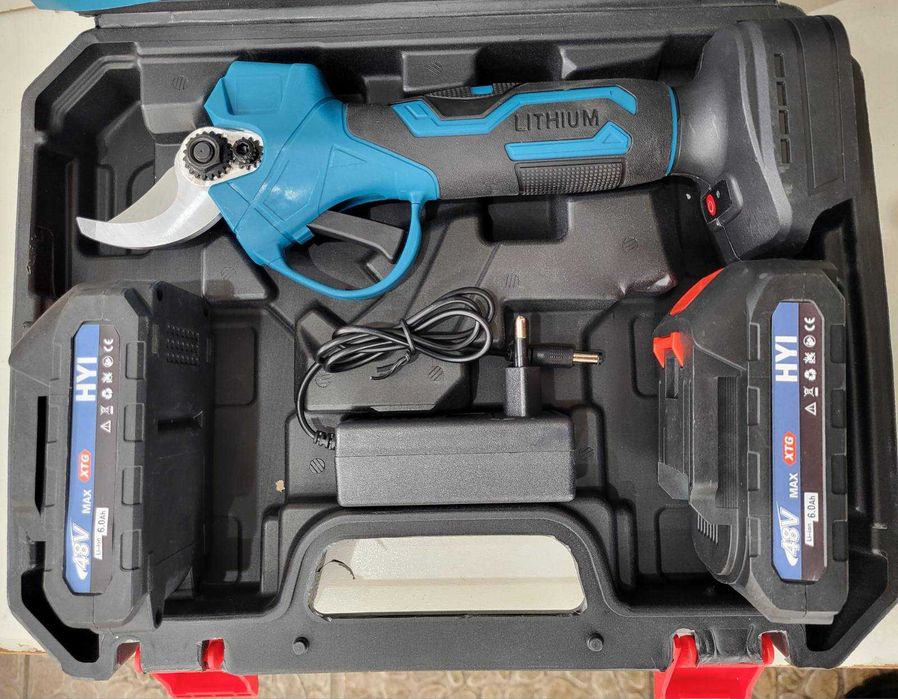 СУПЕР ПРОМОЦИЯ!!!Акумулаторна Лозарска Ножица LITHIUM 48V-6Ah