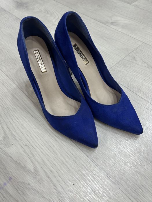 туфли синего цвета