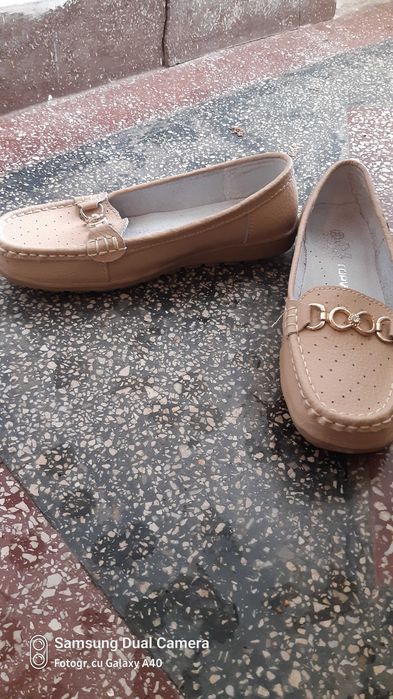 Mocasini bej dama