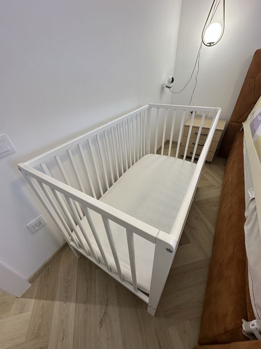 Patut copii (bebe) de lemn Hubners 120x60