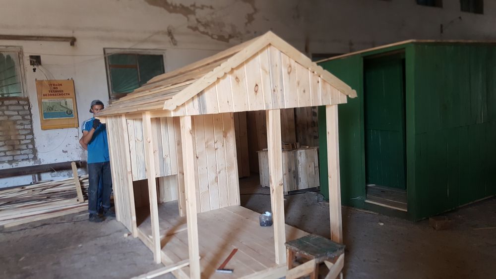 Туалет будки штафетнтки