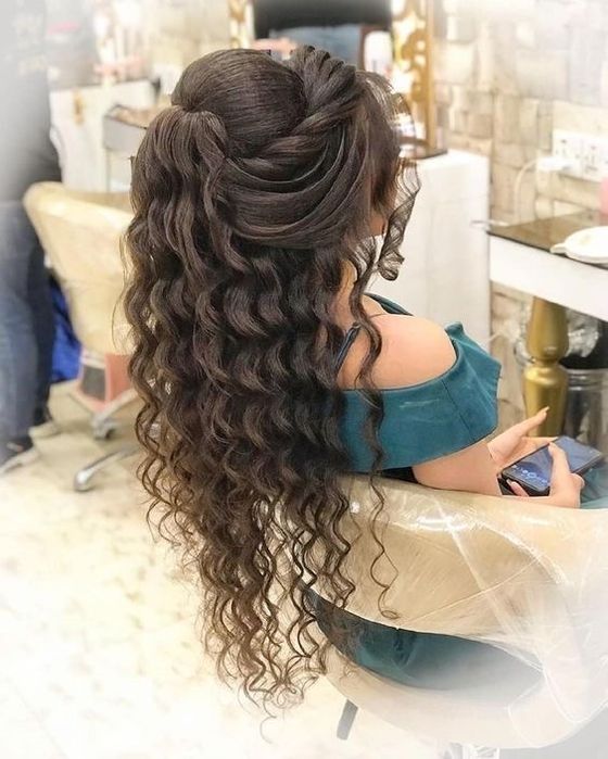 Coafuri pentru nunta bucle