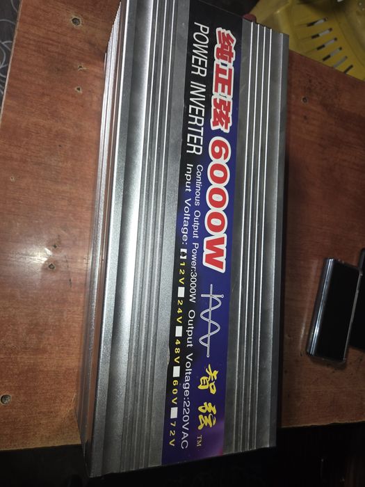 Инвентор 12V  6 KW= 220v Продам.
