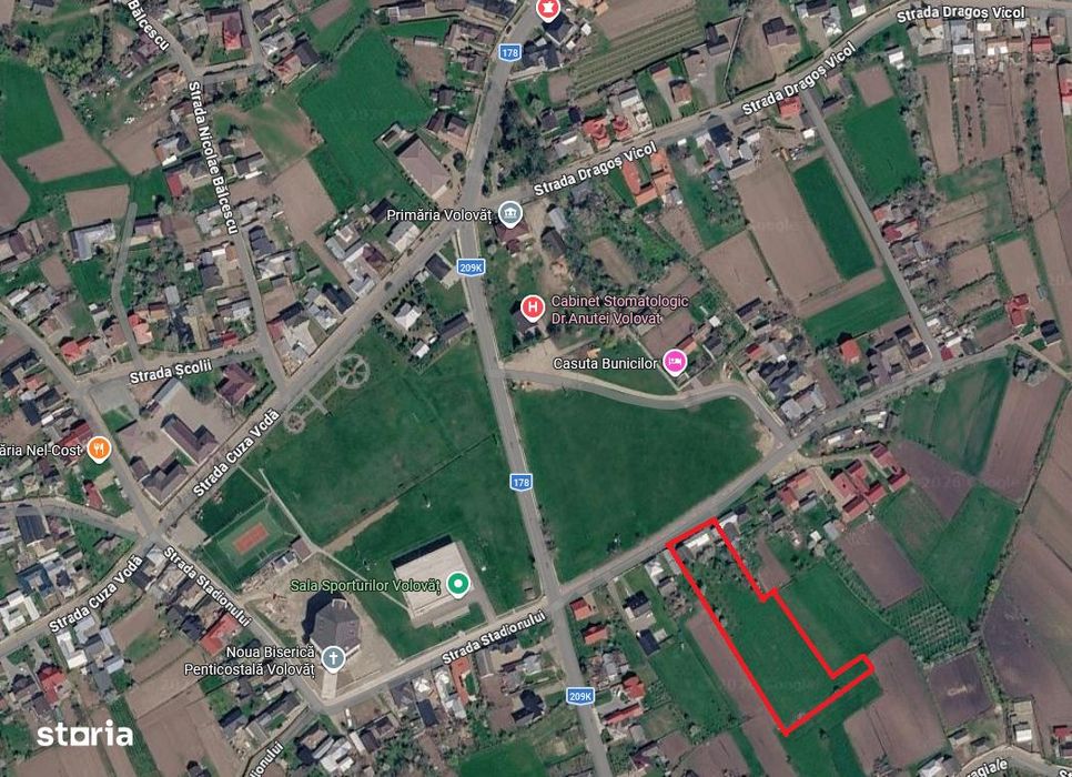 Teren 65 ari, intravilan, ultracentral, Volovăț