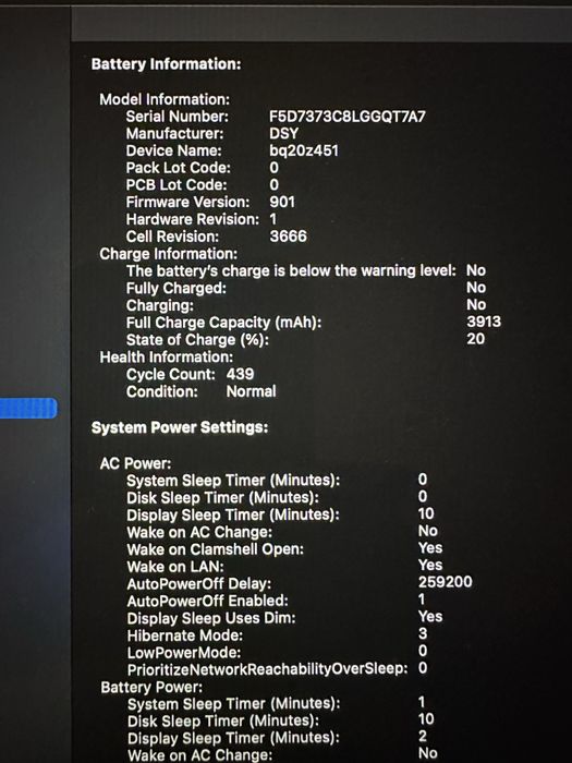 Macbook Pro A1708 8/256