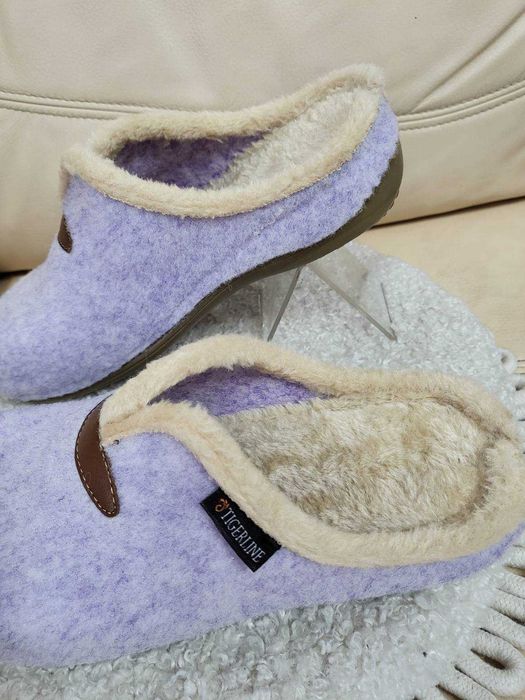 Нови дамски пантофи лила - 37 номер