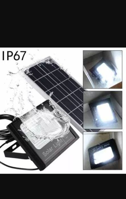 Proiector 100 w cu panou solar