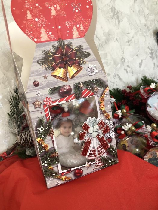 Коледни топки със снимка