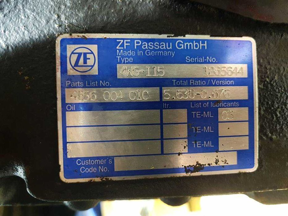 Transmisie ZF 4WG-115 - Piese de schimb ZF