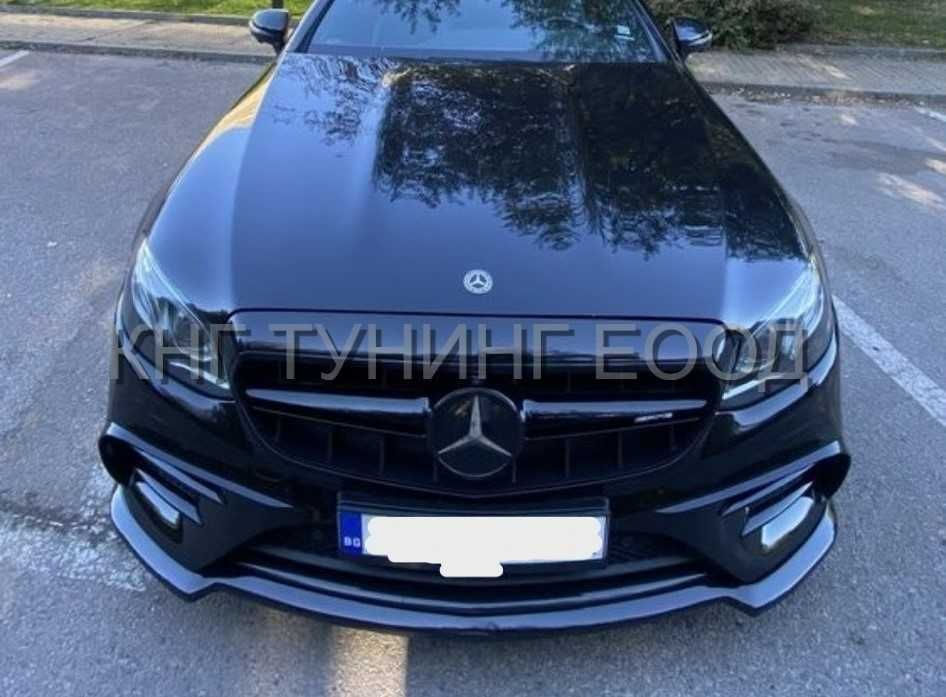 мерцедес в213 преден лип спойлер / mercedes w213 lip spoiler 2017-2020