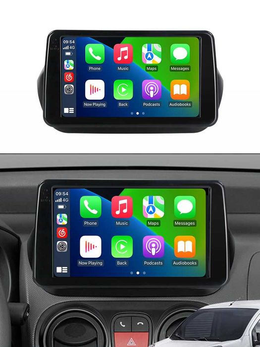 Navigatie Android 14 Citroen NEMO BIPPER QUBO Waze CarPlay + CAMERA