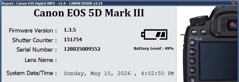 Canon 5D Mark iii