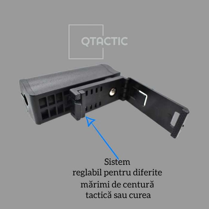 Toc port pentru Spray iritant lacrimogen, tip Holster, rotire la 360